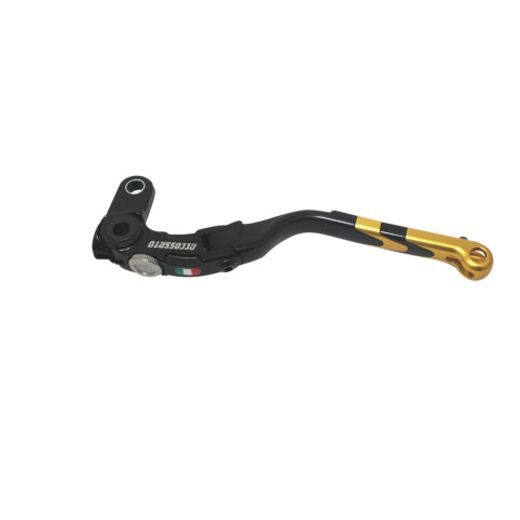 Folding lever ACCOSSATO LV025 in aluminium for ACCOSSATO full clutch zlata