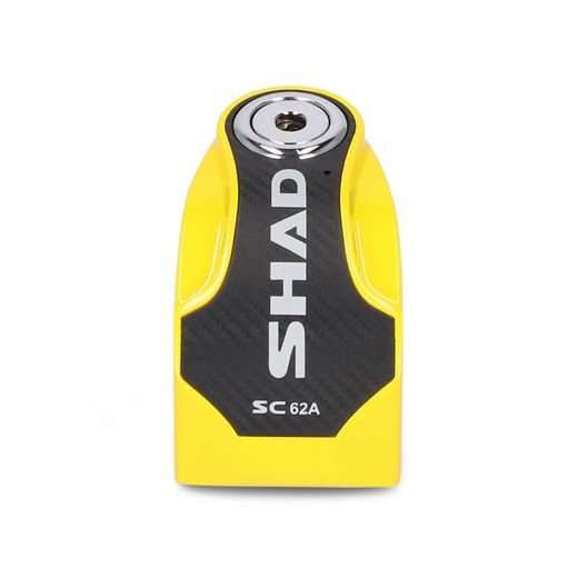 Disc lock with alarm SHAD SC62A C0S6203A yellow pin 10mm