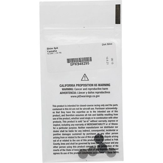 Shim HOT CAMS 5PK948295 5pk (diameter 9.48 mm, thick 29.5 mm)