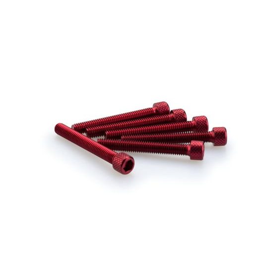 Screws PUIG ANODIZED 0370R rdeč M6 x 45mm (6pcs)