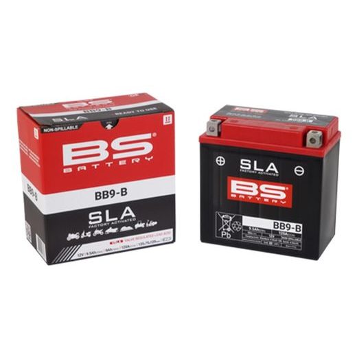 Tovarniško aktiviran akumulator BS-BATTERY BB9-B (FA) (YB9-B (FA)) SLA