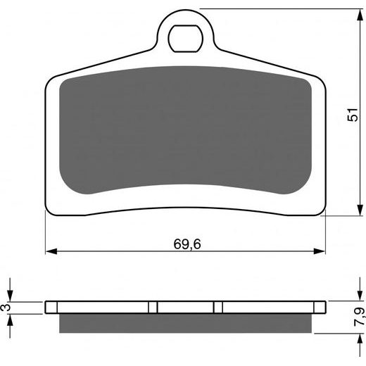 Zavorne obloge GOLDFREN 233 S3
