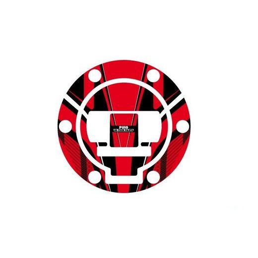 Fuel cap cover PUIG RADIKAL 6825R rdeč