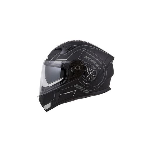 Integralna čelada CASSIDA INTEGRAL 3.0 TURBOHEAD black matt/ silver (alloy) XL