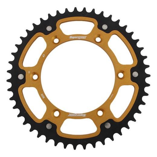 Verižni set EK - Srebrna chain 520 SRO, O-ring, CHK front sprocket SUPERSPROX, CHK rear sprocket SUPERSPROX STEALTH za SUZUKI DR-Z 400 E 2000-2007