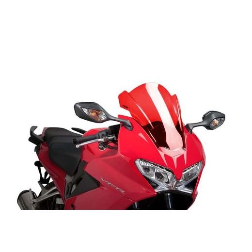 Windscreen PUIG RACING 7598R rdeč