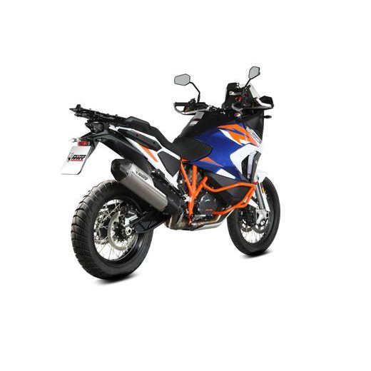 Dušilec (lonec) MIVV SPEED EDGE KT.027.LRT Titanium for KTM 1290 Super Adventure / R / S / T (2021-2024)