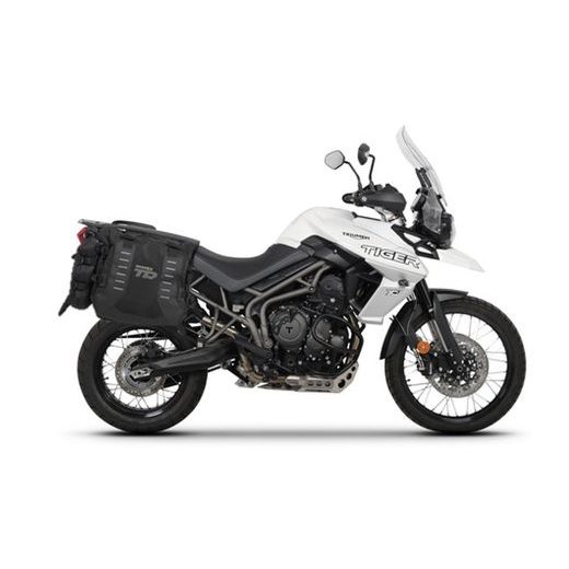 Set of SHAD TERRA TR40 adventure saddlebags, including mounting kit SHAD TRIUMPH TIGER 800