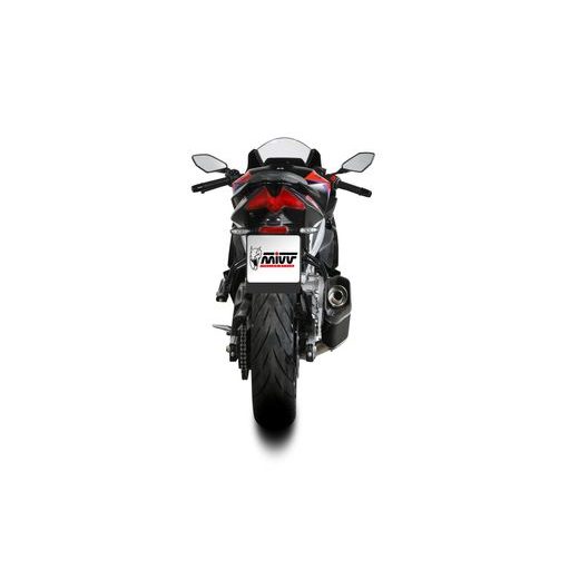 Celoten izpušni sistem 2x1 MIVV SR-1 A.021.LR1XB Črn
