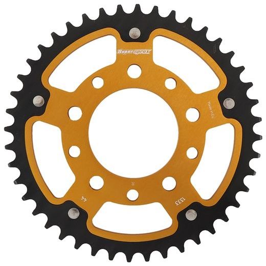 Zadnji verižnik (zobnik) SUPERSPROX STEALTH RST-1333:44-GLD zlata 44T, 520