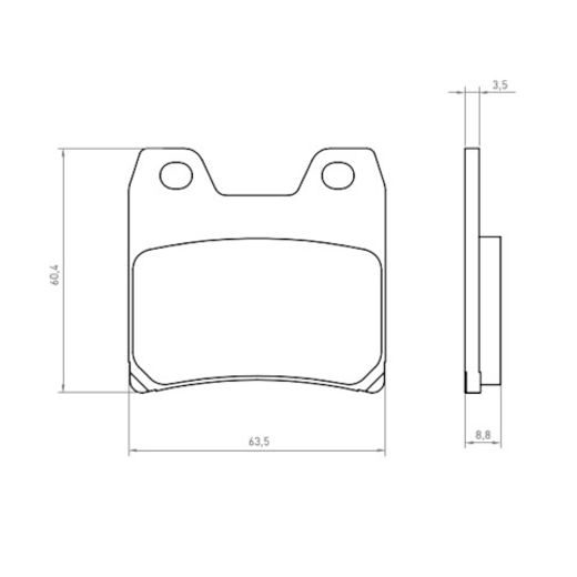 Zavorne obloge ACCOSSATO AGPA117 OR