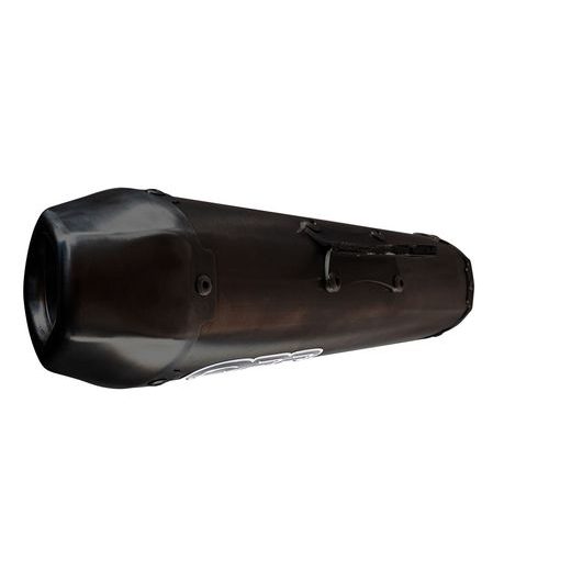Slip-on exhaust GPR PENTAROAD VO.5.CAT.PE.BL Matte Black including removable db killer, link pipe and catalyst