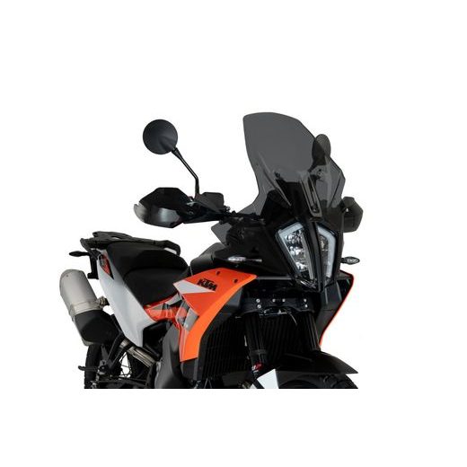 Windscreen PUIG TOURING 21611F dark smoke