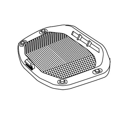 Top case plate SHAD D1B37PAR za SH37