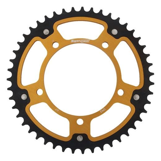 Zadnji verižnik (zobnik) SUPERSPROX STEALTH RST-1793:47-GLD zlata 47T, 520