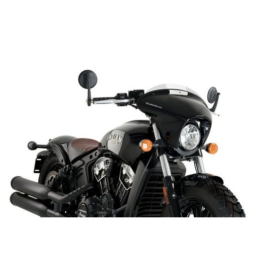 Windscreen PUIG BATWING SML 21073H smoke kratka (short)
