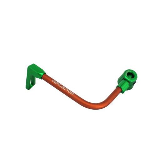 Lever guard ACCOSSATO DE002 with orange hose and joint left, aluminium