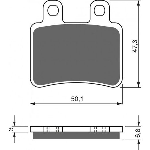 Zavorne obloge GOLDFREN 211 S33 STREET REAR