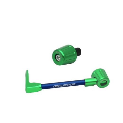 Lever guard in aluminium + right end ACCOSSATO DE005 with blue hose and joint levi