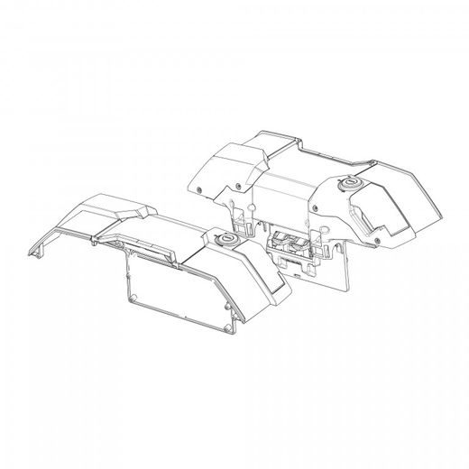 Set frames SHAD D1B38EMR for SH38X