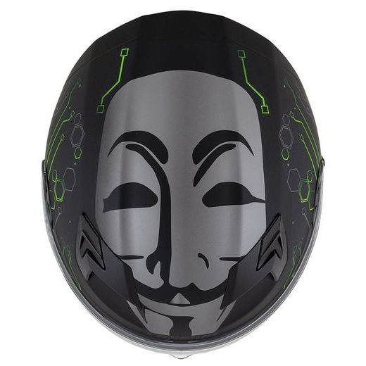 Integralna čelada CASSIDA INTEGRAL 3.0 HACK matt black /green M