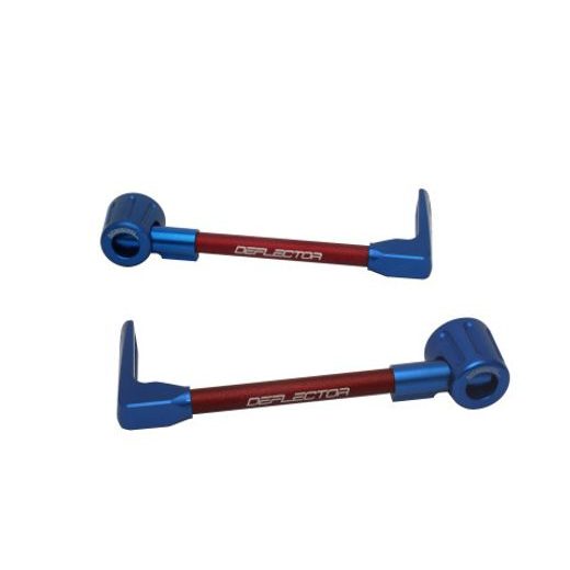 Lever guard ACCOSSATO DE003 with red hose and joint right + left, aluminium