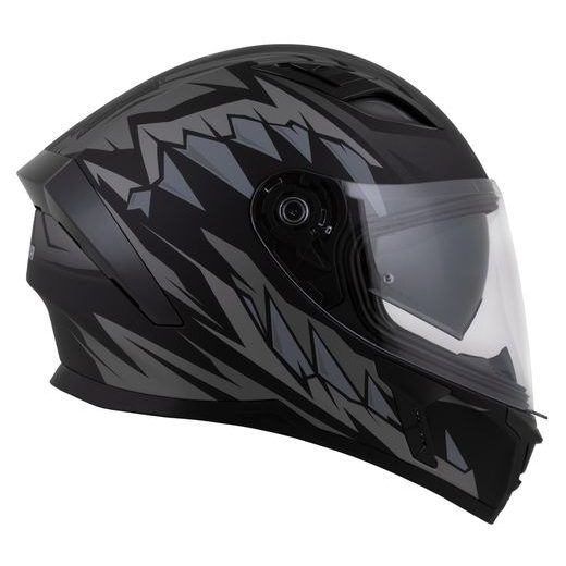 Integralna čelada CASSIDA Orbit Strix black matt, gray S