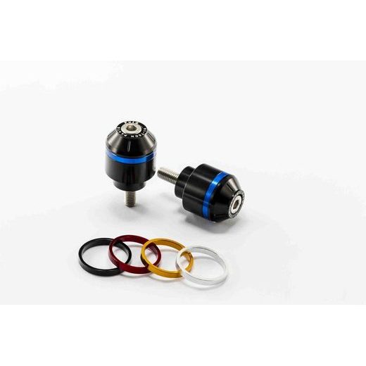 Bar ends PUIG SHORT WITH RING 8017N colour rings included