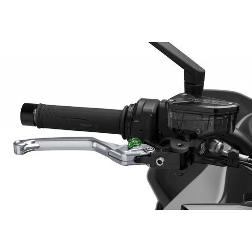 Brake lever without adapter PUIG 4.0 4120YV dolga (long) titan/green
