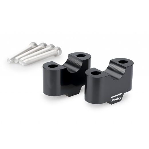 Risers PUIG 21810N črna height 30mm, d 22mm