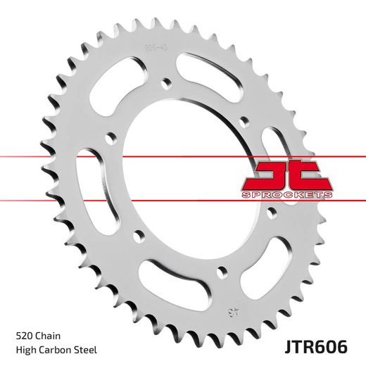 Zadnji verižnik (zobnik) JT JTR 606-43 43T, 520