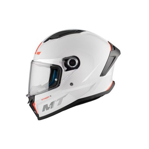 Integralna čelada MT Helmets Stinger 2 Solid A0 GLOSS PEARL WHITE XS