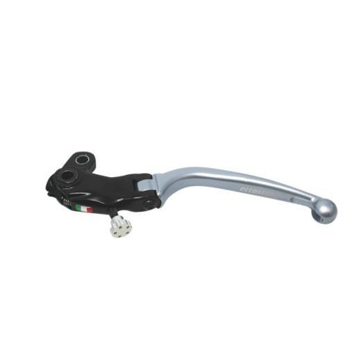Folding lever ACCOSSATO LV016 in aluminium for ACCOSSATO full clutch srebrna