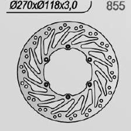 Zavorni disk NG 855