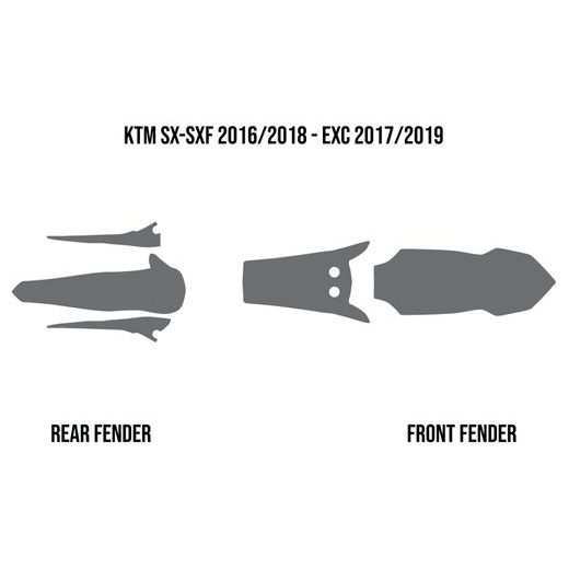 Mud deflector TwinAir 177767400 Fender foam