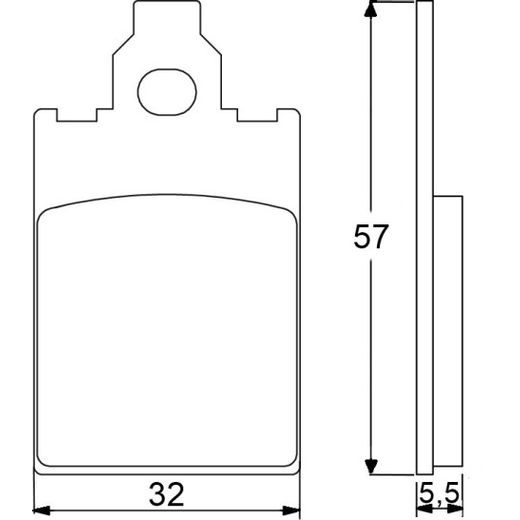 Zavorne obloge ACCOSSATO AGPA15 OR