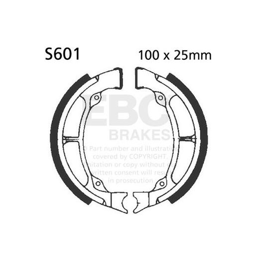 Brake shoe set EBC S601 includings springs