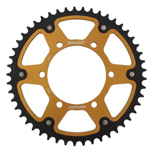 Zadnji verižnik (zobnik) SUPERSPROX STEALTH RST-2013:49-GLD zlata 49T, 520