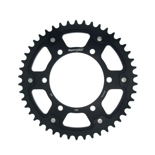 Zadnji verižnik (zobnik) SUPERSPROX STEALTH RST-480:46-BLK črna 46T, 525