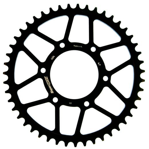 Zadnji verižnik (zobnik) SUPERSPROX RFE-404:47-BLK črna 47T, 520