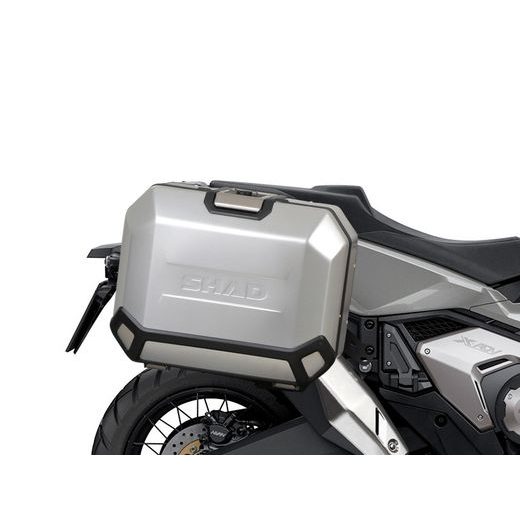 Komplet stranskih aluminijastih kovčkov z nosilci 47L SHAD TERRA BLACK SHAD HONDA X-ADV 750