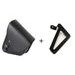 Leather saddlebag CUSTOMACCES BARCELONA APS007N črna left, with universal support