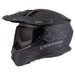 Motocross Helmet CASSIDA ROAD RUNNER DUAL black matt/ dark grey/ black matt peak M