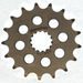 Verižni set EK - Srebrna chain 428 DEH, Non-sealed, CHK front sprocket SUPERSPROX, CHK rear sprocket SUPERSPROX za YAMAHA DT 125 R 1988-1989