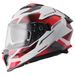 Integralna čelada GMS GELERO ZG12701 white-red-grey XL
