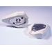 Crash sliders RDMOTO KTM13N white polyamide with silver caps