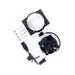 Radiator cooling fan and mounting kit SPAL EP-RFS-PLS14-RLYS-18 with cable and relay