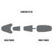 Mud deflector TwinAir 177767102 Fender foam