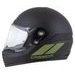 Motocross Helmet CASSIDA FORMX FLATOUT black matt/ green/ green matt peak XS