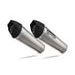 Dual slip-on exhaust GPR NEW GRAND PRIX EVO TITANIUM E4.S.165.GPAN.TO Brushed Titanium